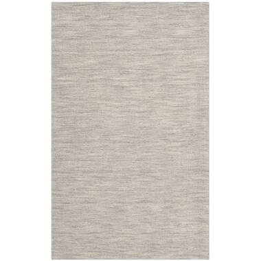 Foundry Select Blouin Handmade Hand-Knotted Wool Ivory/Gray Rug 